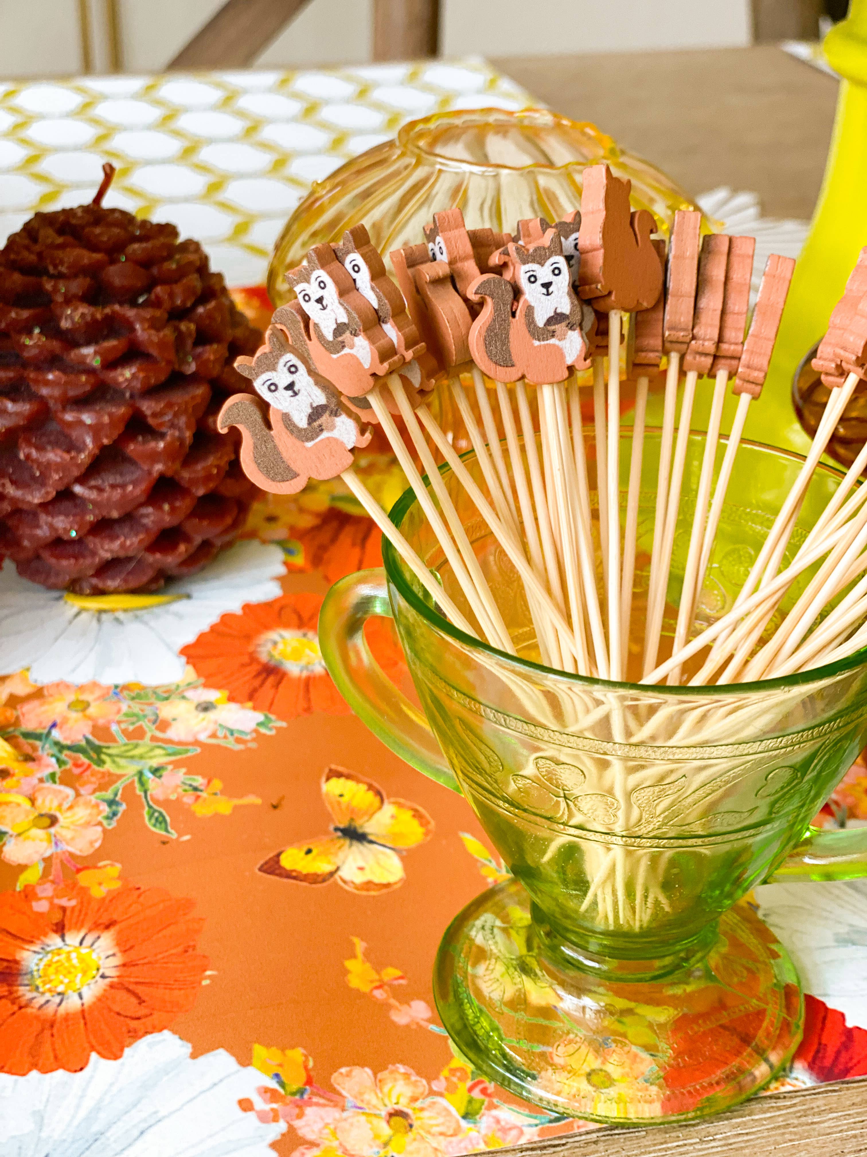 Cami Monet - Wholesale Disposable Table Cover/Runner - Retro Fall Floral Thanksgiving at Nana's Table Runner3