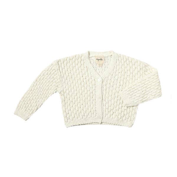 Cardigan Margot em Branco por atacado de Vignette