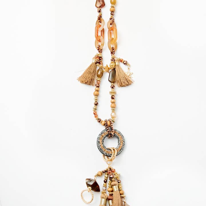 Lovelika - Wholesale Y-Neck/Lariat Necklace - Long resin necklace - Claire7