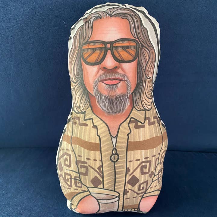 The Dude of The Big Lebowski Inspired Plush Doll or Ornament for wholesale by The Cuddle Cult