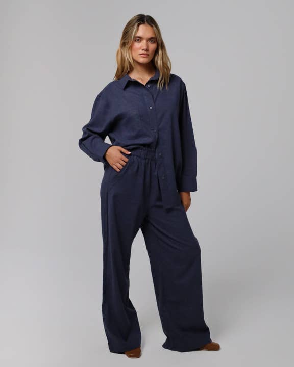 Pantaloni a vita alta Lyricist Pull-on per la vendita all'ingrosso da parte di Juana