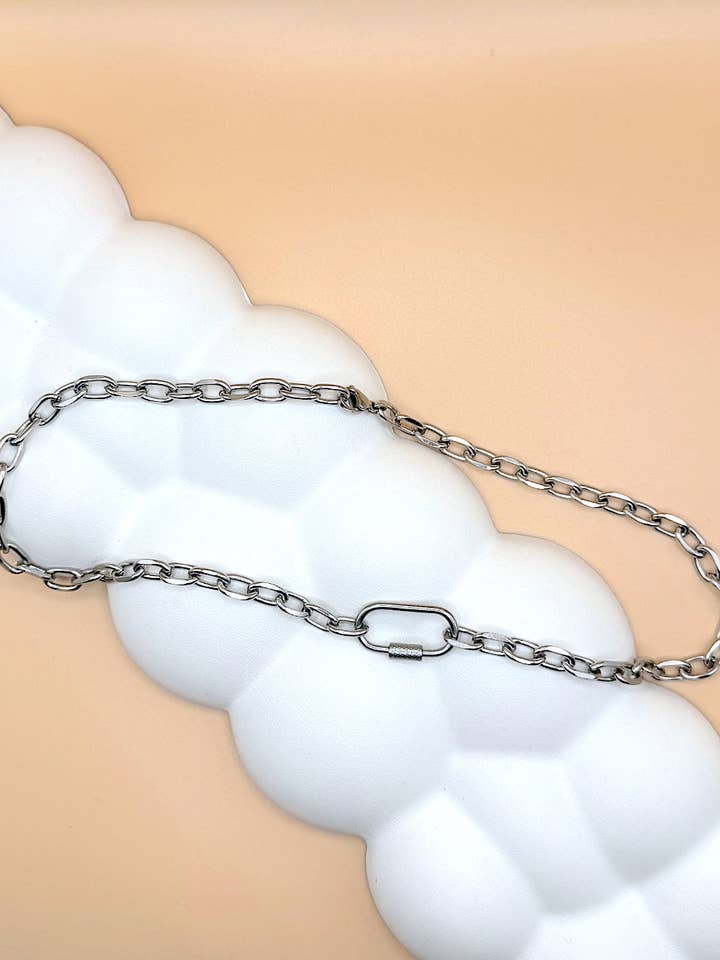 Carabiner Necklace for wholesale by SoftBoysClub