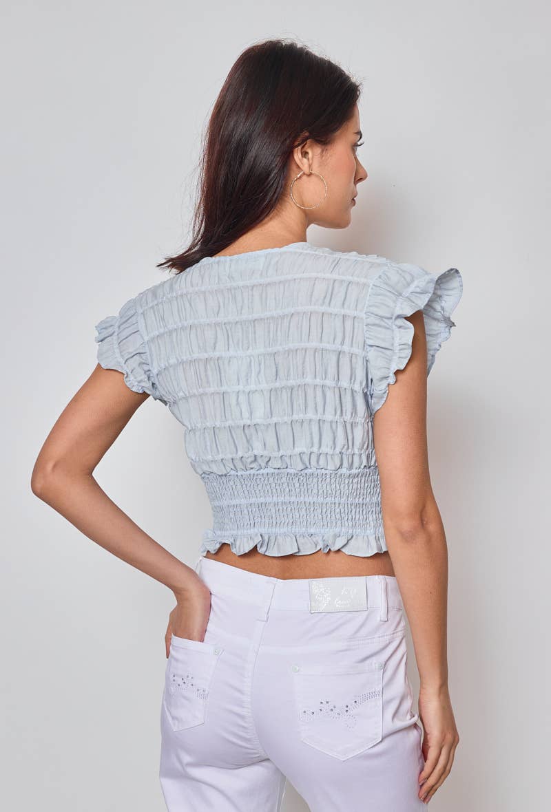 KY CREATION PARIS - Wholesale Blouse - Women's - Flared sleeve top6