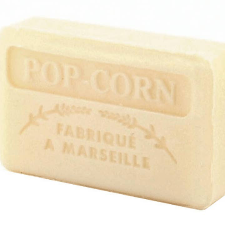 French Soap Wholesale - Wholesale Zeepblok - 125g Popcorn Groothandel Franse zeep2