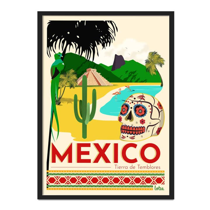 Mexiko affisch för wholesale av Lotza