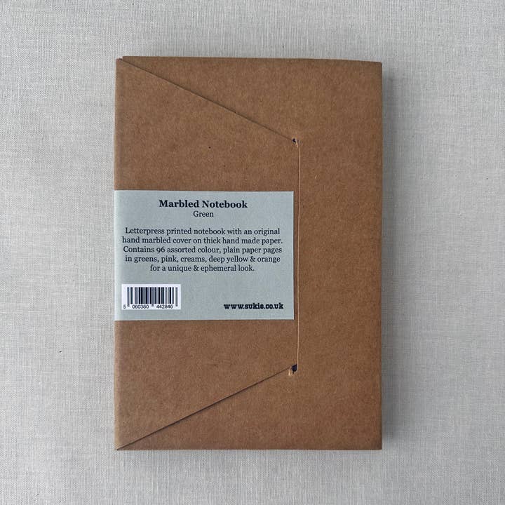 Sukie – wholesale Anteckningsbok – Marmorerad Anteckningsbok Grön7