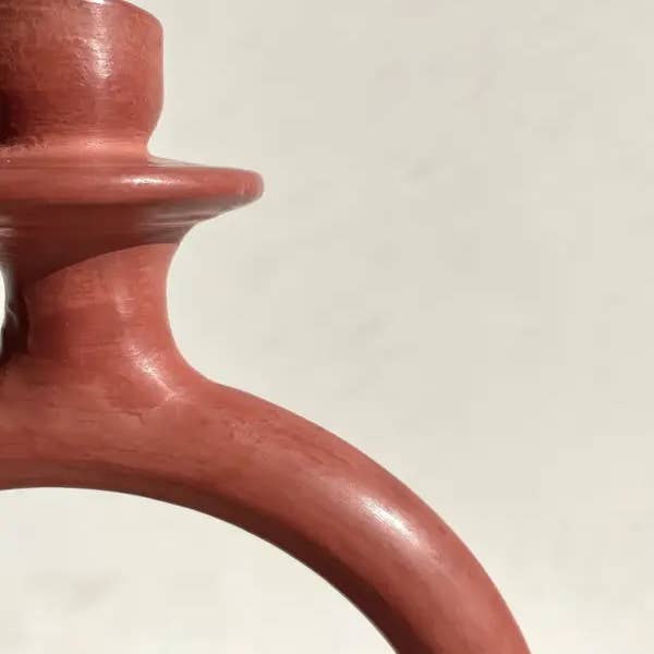 High crafty - Wholesale Candle Holder - 🕯 Tadelakt Candle Holder –Red – Handmade Moroccan Ceramic2