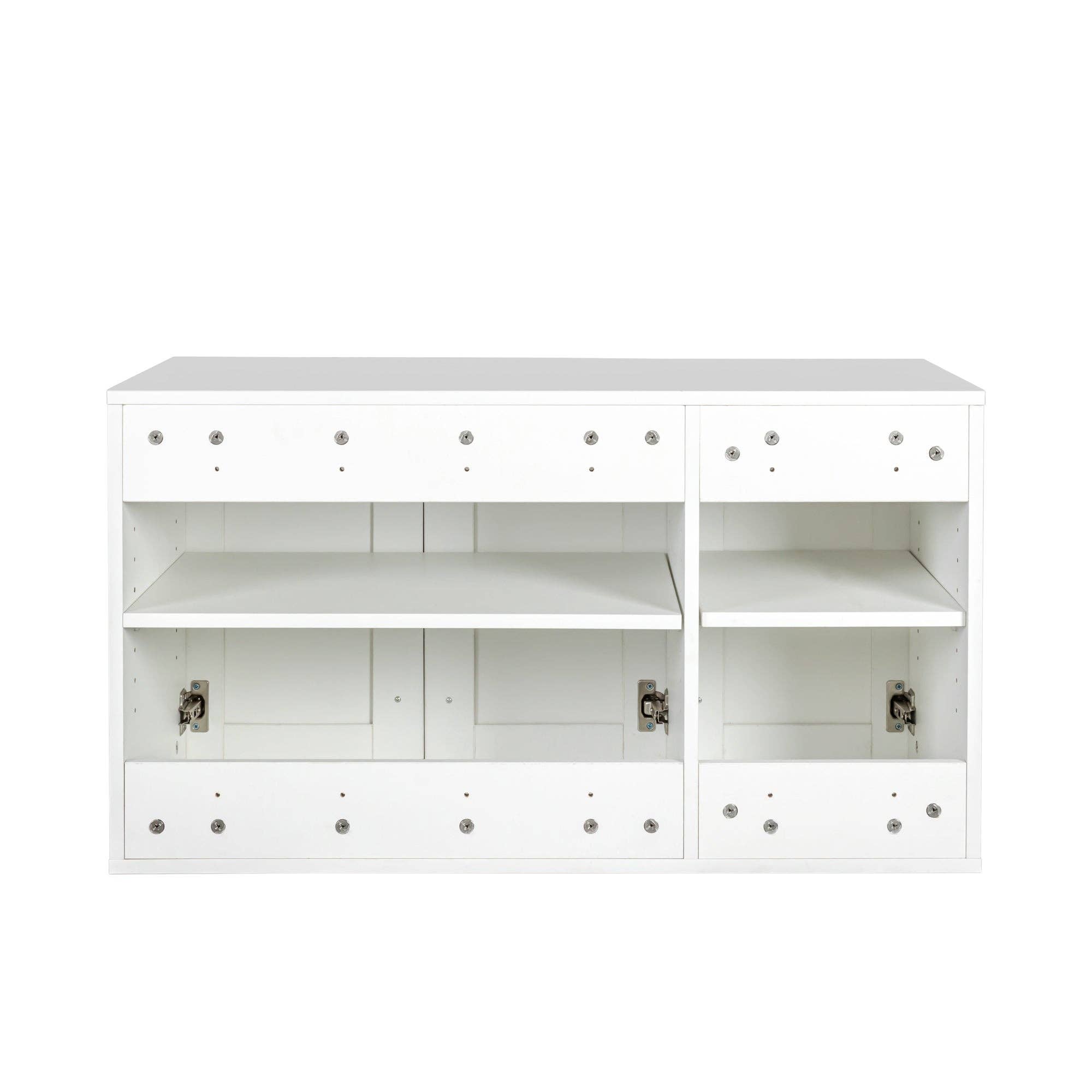 39F Inc. - Wholesale Cabinet - Stackable Wall Cabinet with Adjustable Shelves for Storage10