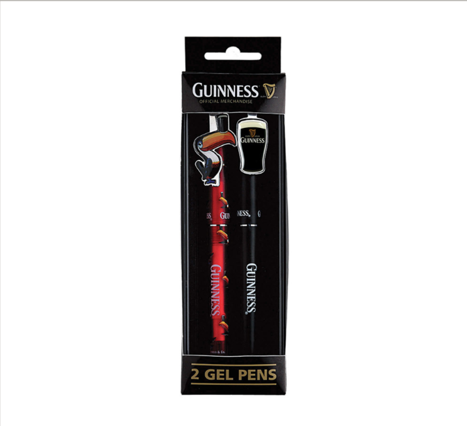 Dublin Gift Company – wholesale Pen – Guinness Toucan & Pint Gel Pen Gift Set0