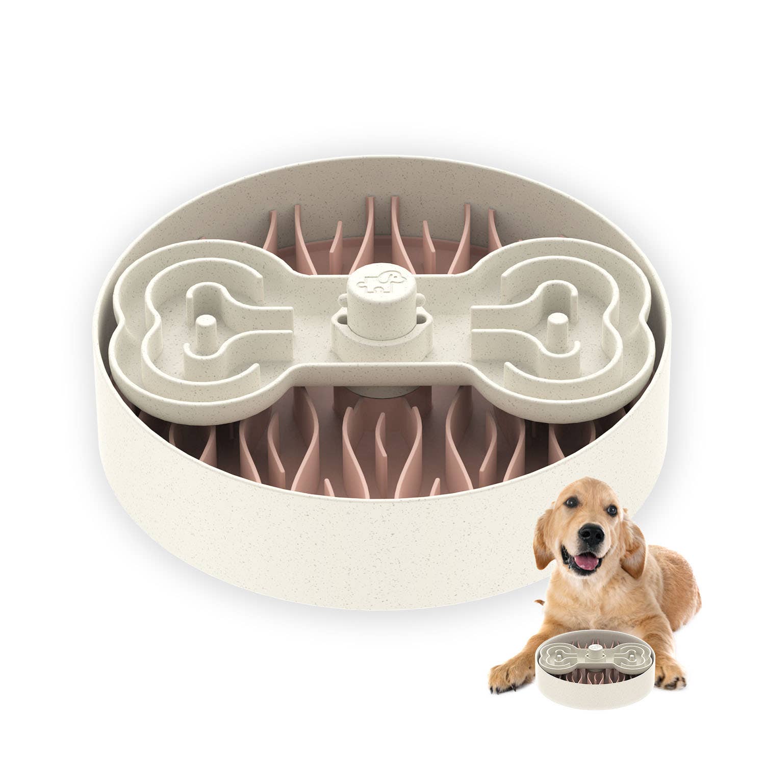 Pet Future llc - Wholesale Pet Bowl - Cat/Dog - Puzzle Feeder - Slower than a Slow Feeder Dog Bowl Dog Slow1