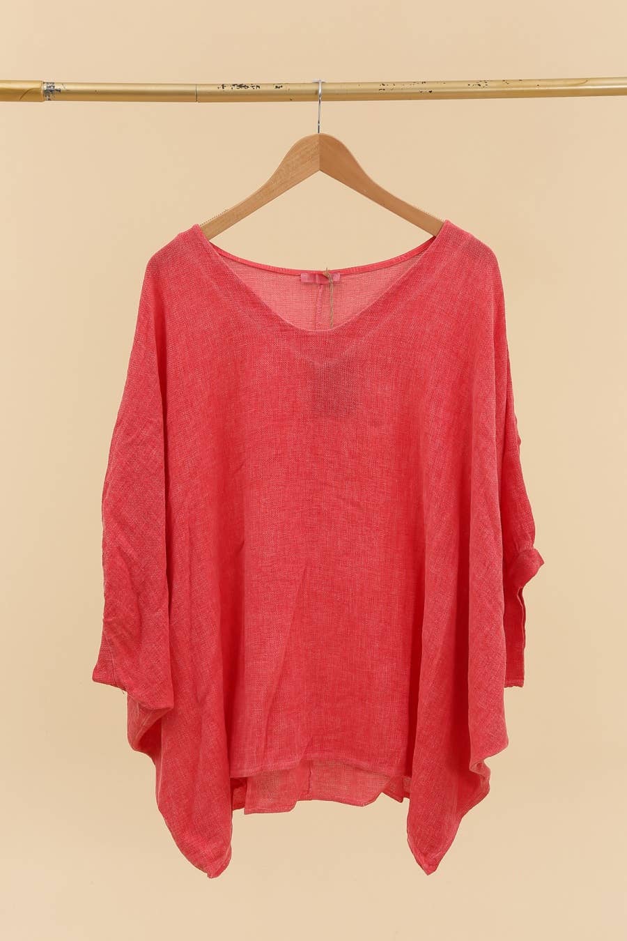 LÉA & LUC - Vente Tunique – femme - Blouse en 50% lin et 50% coton REF. 46529