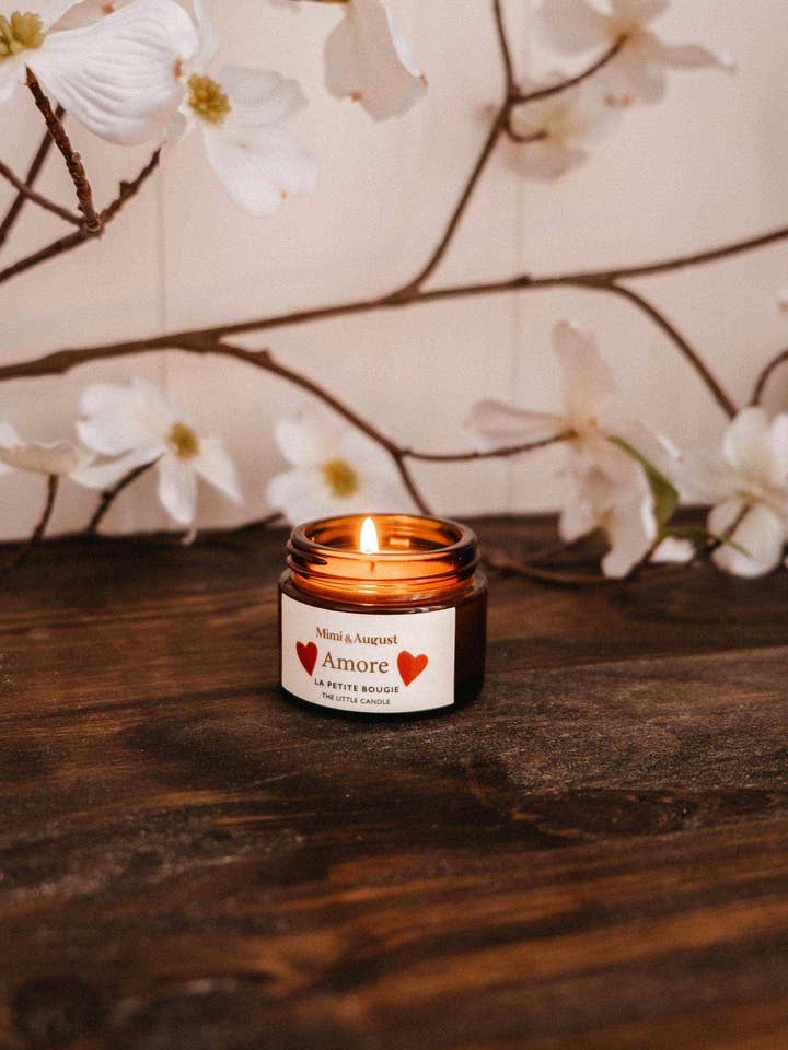 Amore – bougie de soja 2 oz pour la vente par Mimi & August