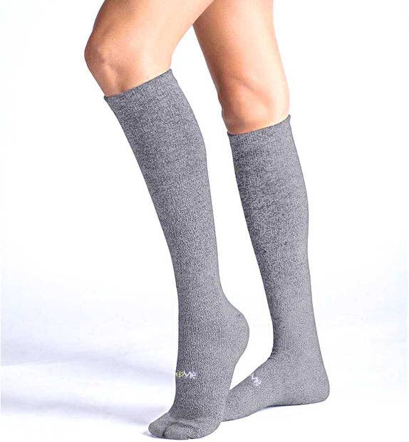 Ja-vie - Vente Chaussettes – femme - Chaussettes de compression à orteil séparé en laine mérinos riche à 76%4