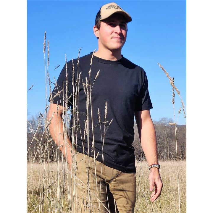 Aurelian Hemp – wholesale T-shirt – Unisex – Black Hemp T-Shirt | 55% hemp, 45% organic cotton1