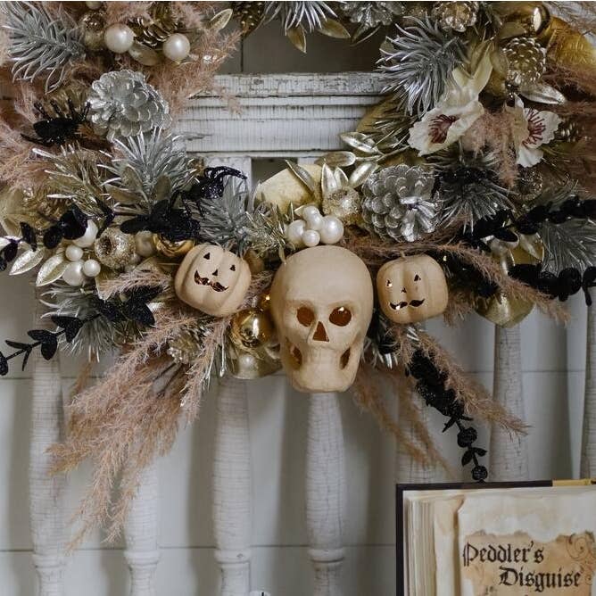 Factory Direct Craft - Wholesale Decorative Tabletop Object - Paper Mache Halloween Jack O' Lantern Pumpkins - Bag of 3