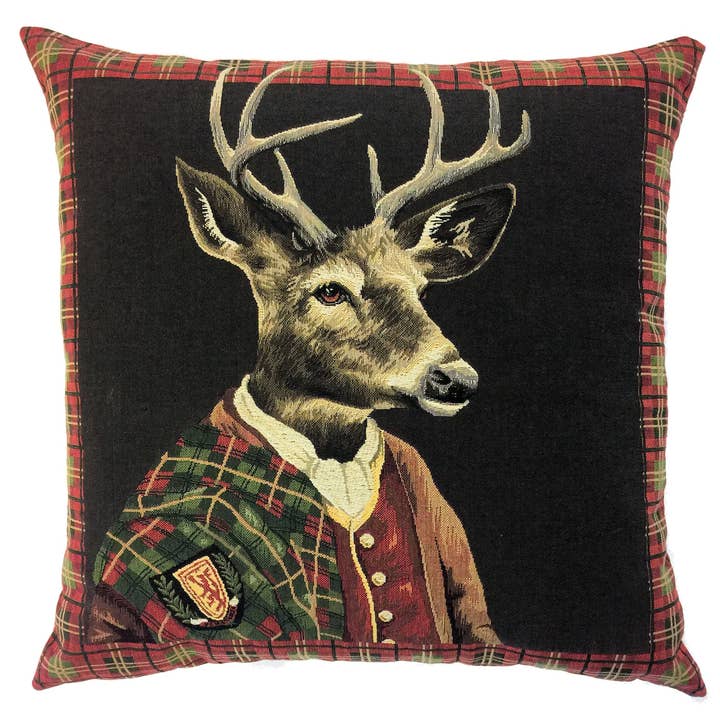 Decorative Pillow Cover Stag Mckenzie for wholesale by yapatkwa - art of the loom