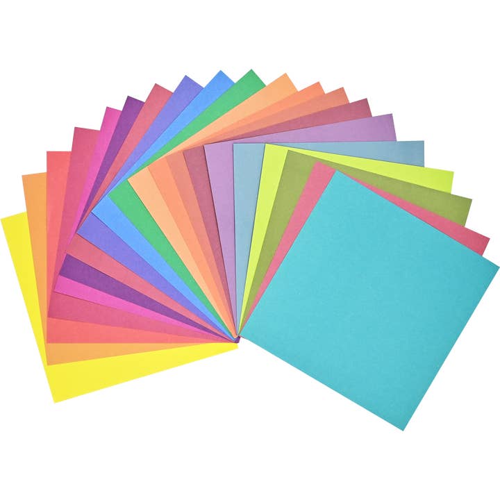 Peter Pauper Press - Wholesale Origami/Kirigami Paper - Origami Paper 20 Vivid Colors (500 Sheets)