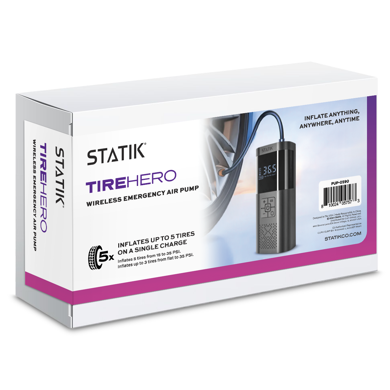 KeySmart / STATIK – Großhandel Mobiles Ladegerät – Reifenheld
Kabellose Luftpumpe | Tragbarer Reifenaufbläser9