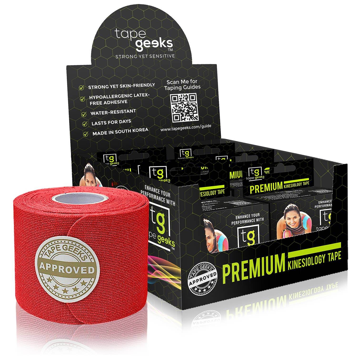 Tape Geeks - Wholesale Fitness Equipment - 6-Pack Premium Kinesiology Tape6