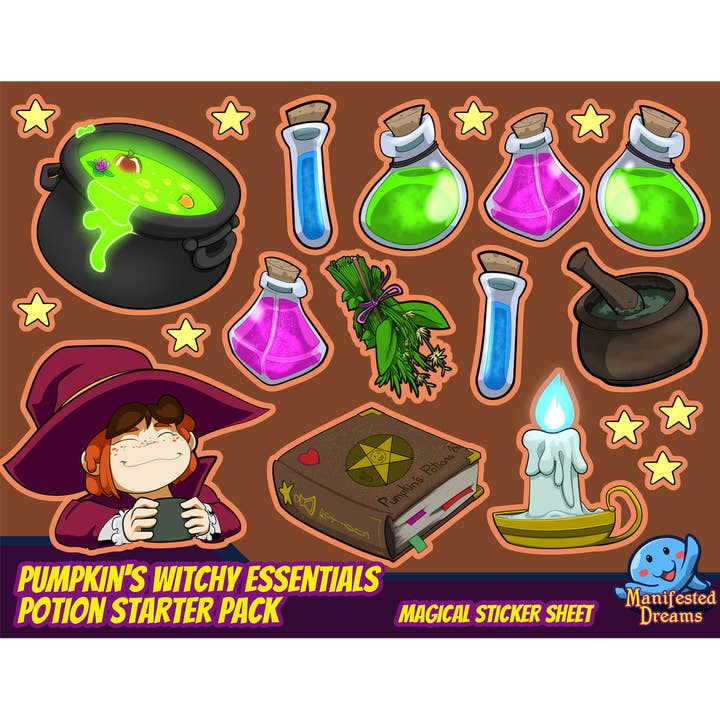 Pumpkin's Witchy Essentials Potion Starter Pack for wholesale by Manifested Dreams