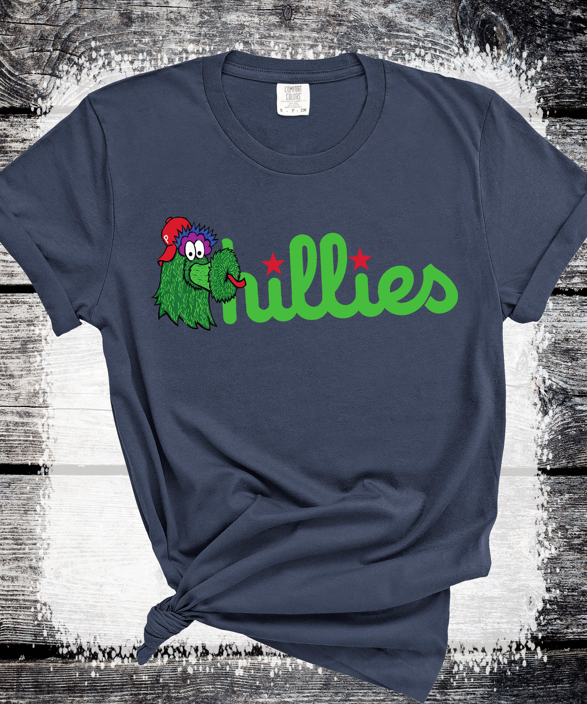 A Blessed Texas Mess Boutique - Wholesale T-Shirt (Graphic) - Women's - Philly Phanatic Baseball Phillies Ball Game Philadelphia1