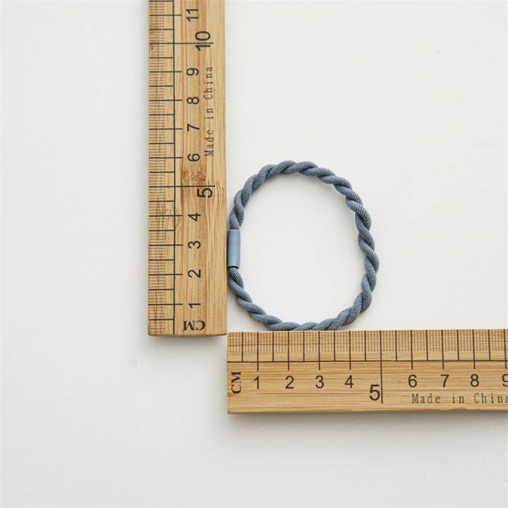 ACCITY - Wholesale Hair Tie - 10PCS BRAIDED CORD SUPER STRETCHY ELASTIC HAIR TIE_CWAHA0331