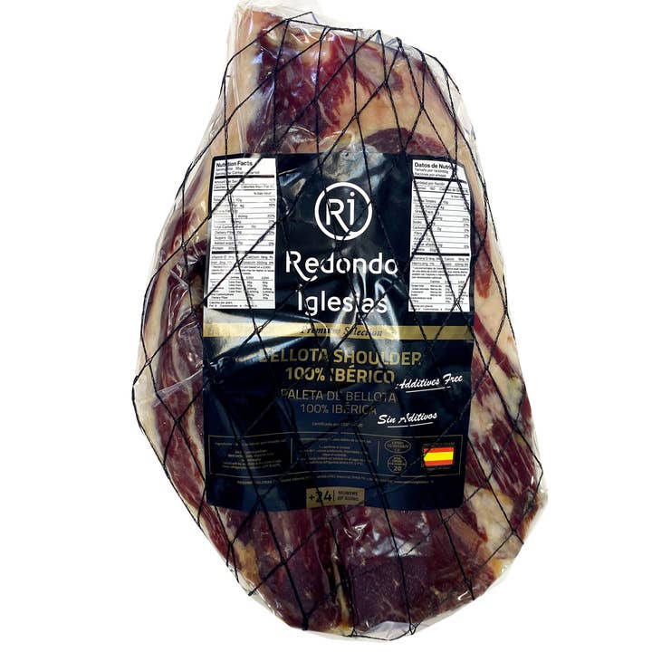 Redondo Iglesias – Presunto por atacado – Pá de Porco 100% Ibérico Alimentado a Bolota 24 meses de cura - Sem Osso0