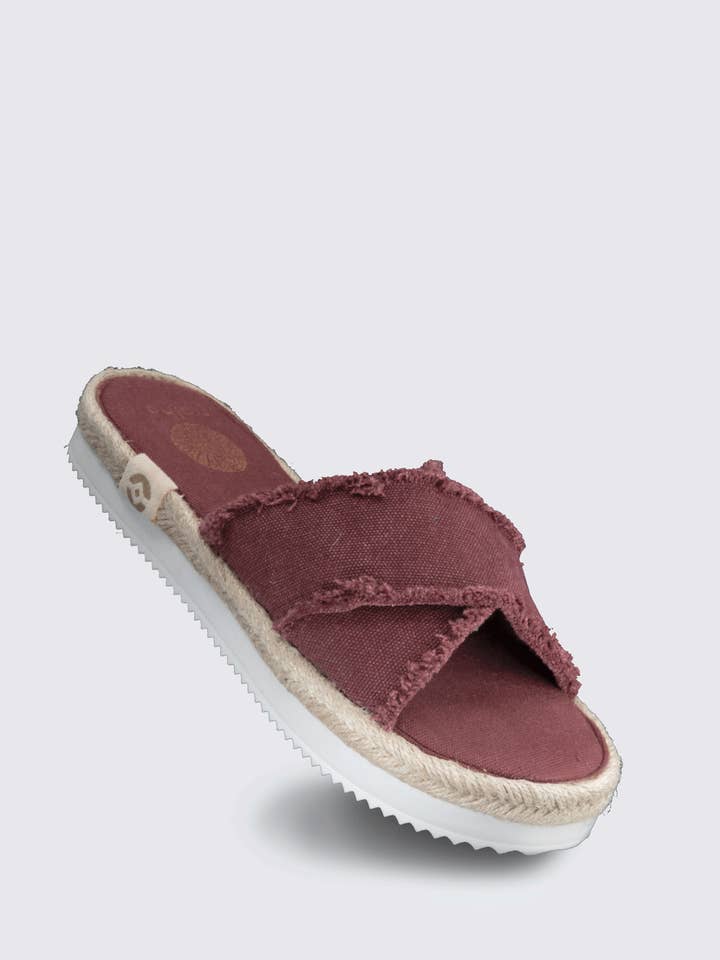 Kamala Grape Platform Sandals with Yoga Mat for wholesale by nalho