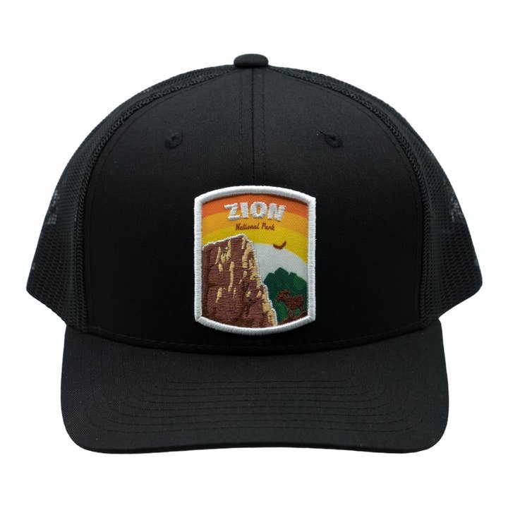 Nebiva - Wholesale Trucker Hat - Unisex - Zion Trucker Hat (Black)1
