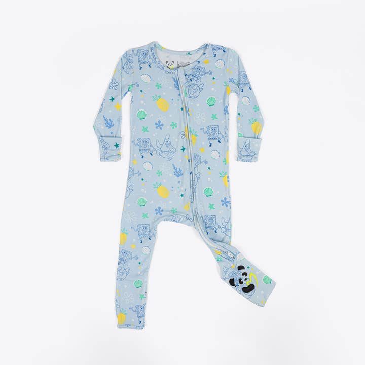 Bellabu Bear - Venta al por mayor Pijama - Bebé - Zapatillas convertibles de bambú SpongeBob Fun