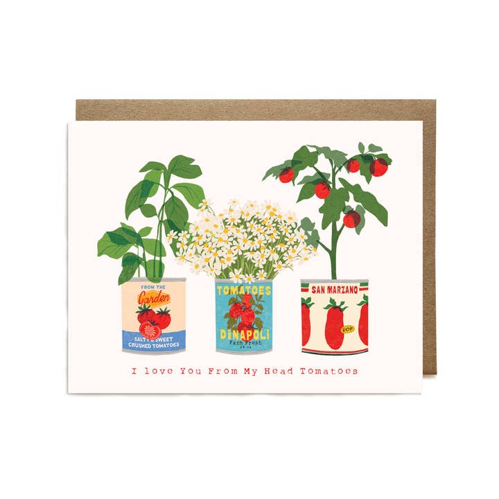 Ula Bloom - Wholesale Love Card - Tomato Plant Love Card