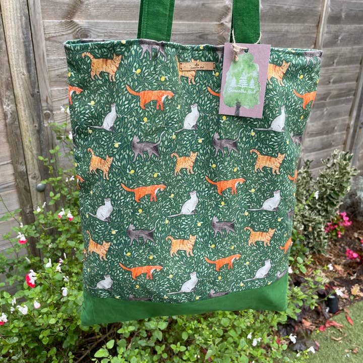 Samantha Hall Designs - Wholesale Tote Bag - Women's - Cat Tote Bag1