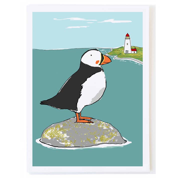 Puffin for wholesale by mollyOcards