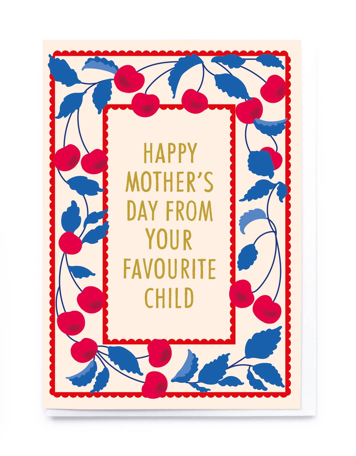 Noi Publishing – wholesale Mother’s Day card – Framed cherries Mother's Day card0