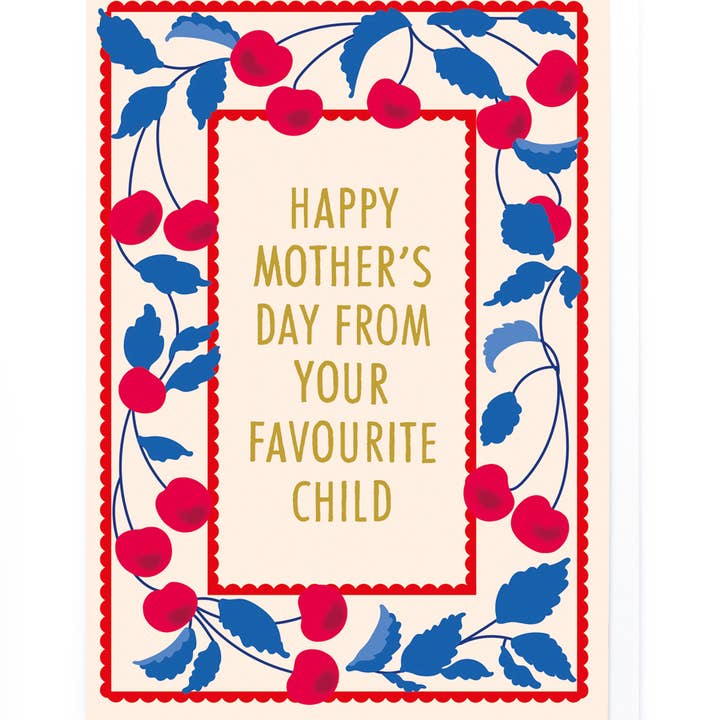 Noi Publishing – Großhandel Muttertagskarten – Gerahmte Kirschen Muttertagskarte