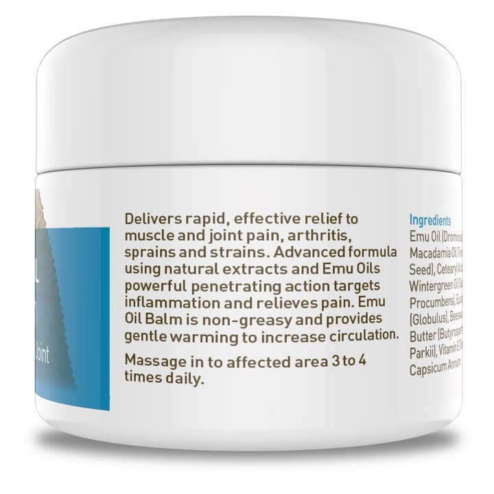 EMU TRACKS - Wholesale Healing salve/balm/cream - Muscle & Joint Balm2