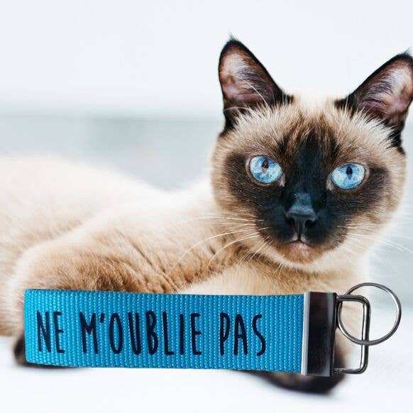 Turquoise Strap Keychain for wholesale by Alex Doré Paris