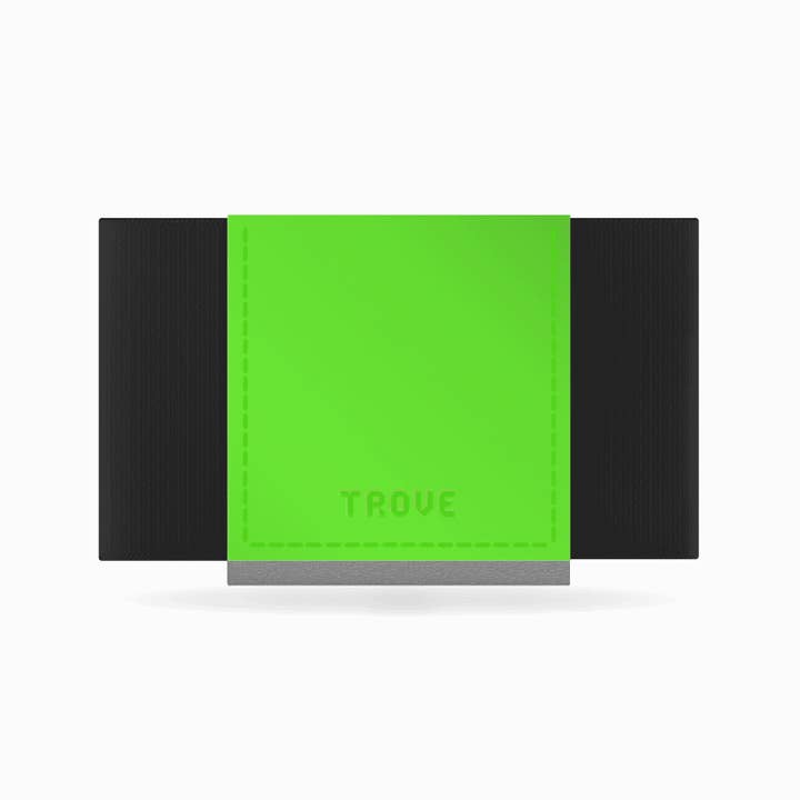 TROVE – wholesale Wallet – Unisex – TROVE Wallet Reflex: Green Fluro2
