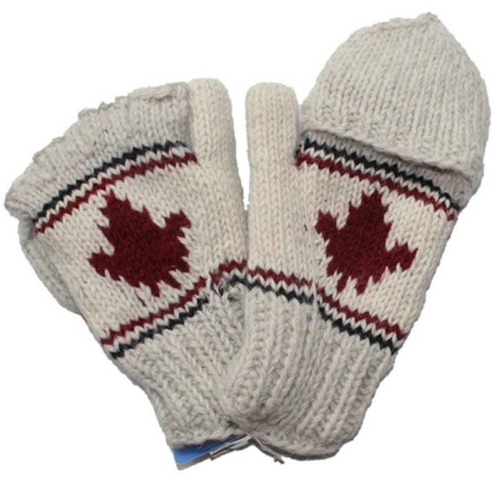 Northern Lifestyles Canada - Venta al por mayor Guantes - Unisex - Guantes de cazador 100% lana para hombre y mujer. 100% lana con forro polar. Hecho a mano.