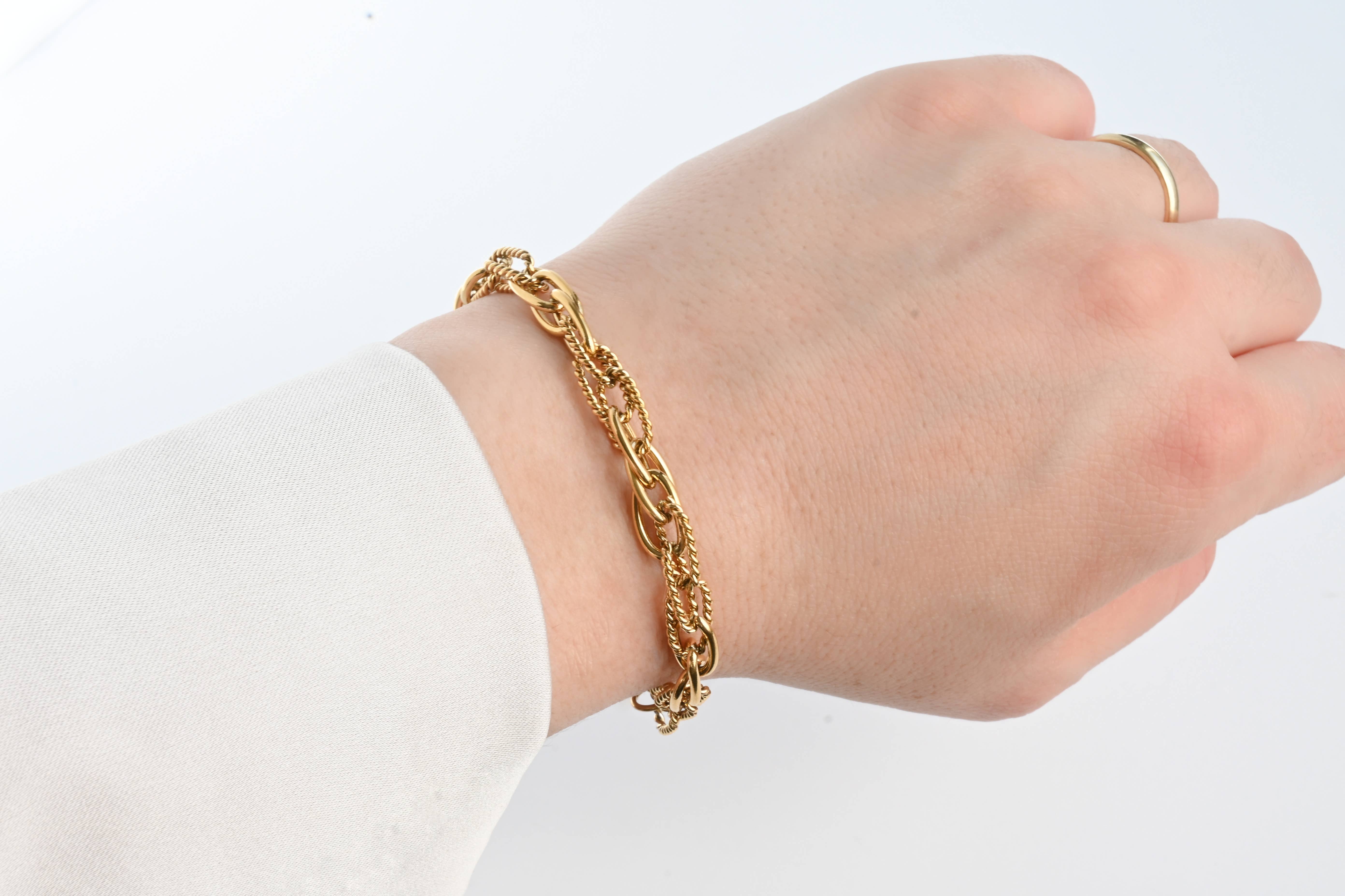 Blueyejewelry - Wholesale Link & Chain Necklace - Dual Chain Necklace - Twist Link Chain Necklace Bracelet Set9