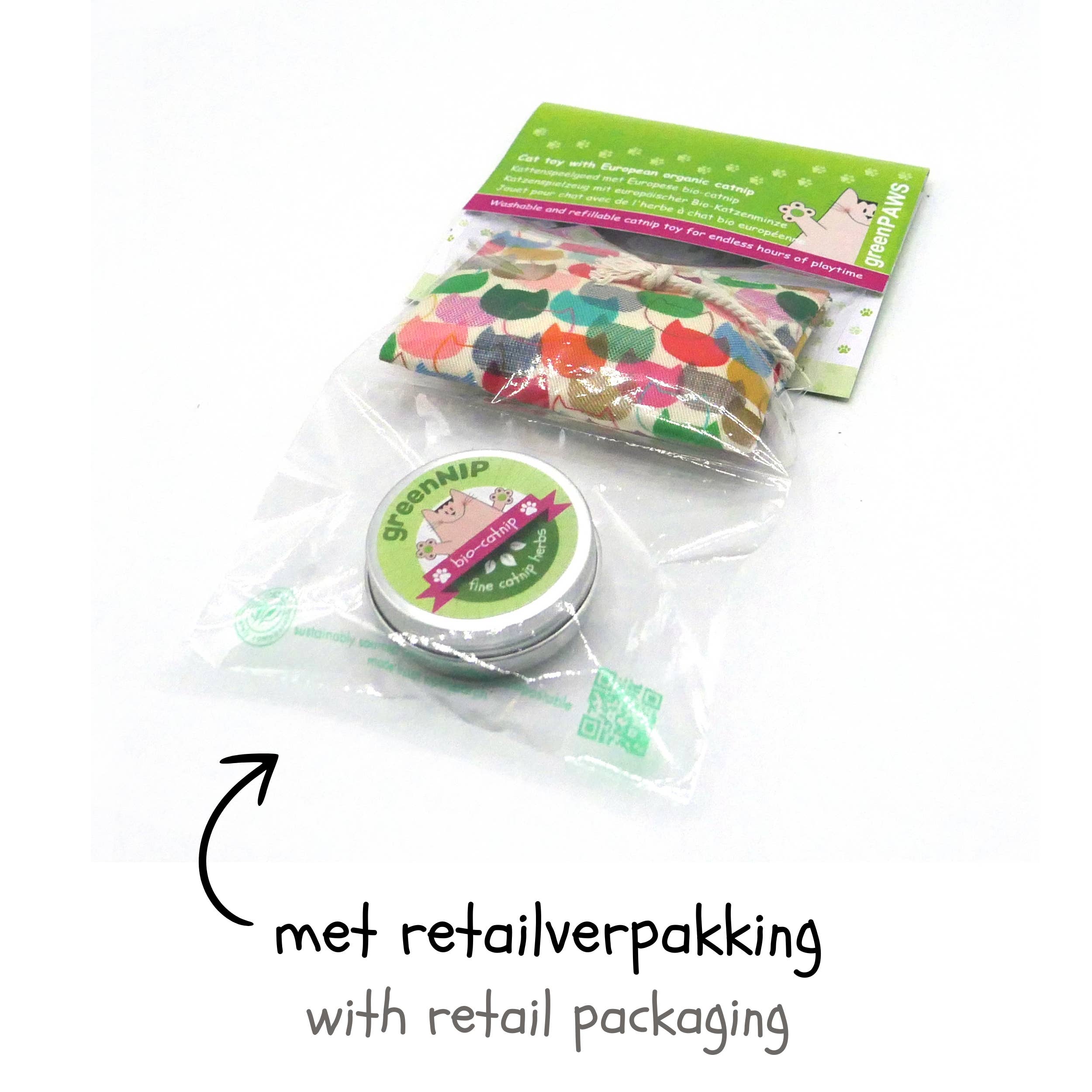 kattenspeelgoed greenPAWS - Wholesale Speeltje - Kat - Kattenspeelgoed FUN, met bio-catnip, wasbaar/vulbaar2