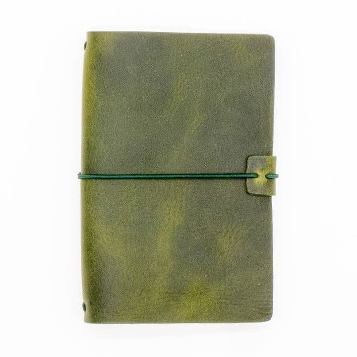 Pocket-Size Leather Traveler Notebook Cover, 3 Notebooks for wholesale by Arbor Trading Post