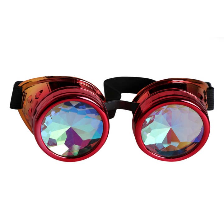 Western Fashion - Wholesale Costume - Unisex - 68741 - Rave Kaleidoscope goggles1