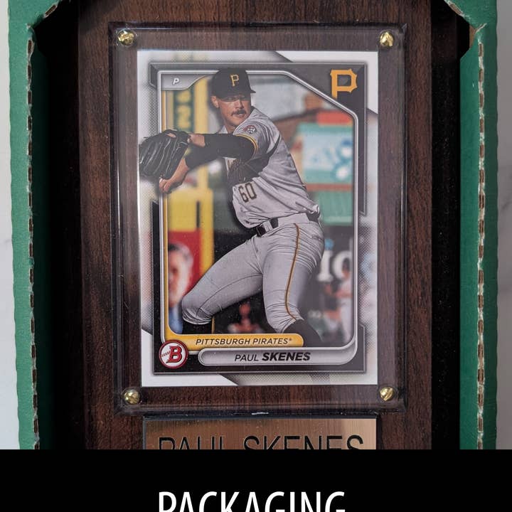 C And I Collectables - Wholesale Plaque - Jose Altuve Houston Astros 2025 2024 Topps Bowman 4x6 Gift Plaque4