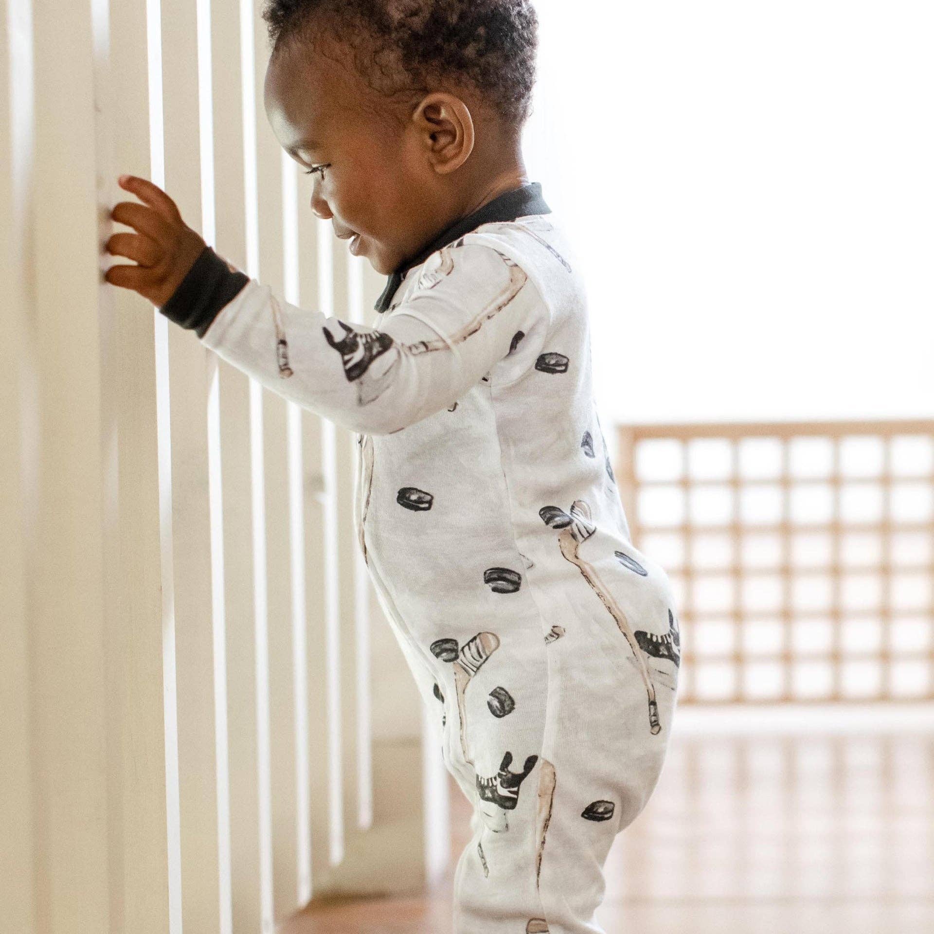 Burt's Bees Baby - Wholesale Sleepwear Set - Kids - Hockey Season Organic Cotton Two-Piece Pajamas4