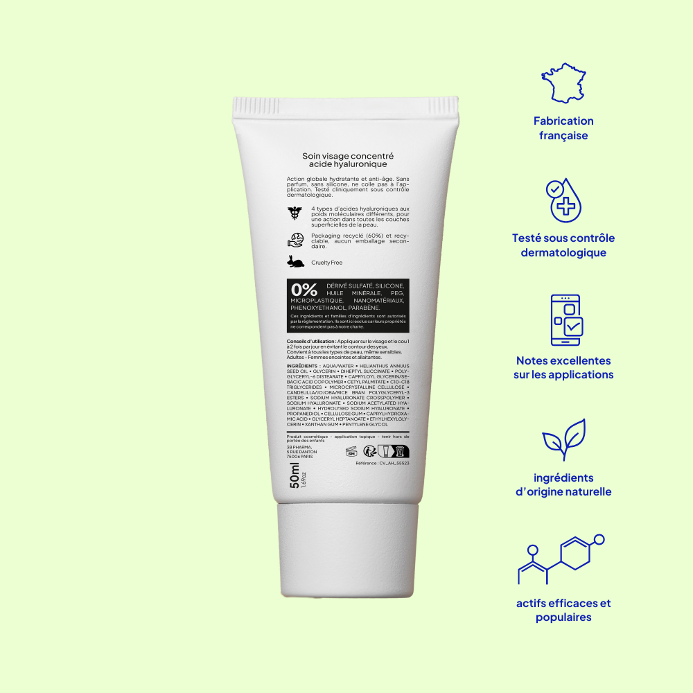 3B PHARMA - Wholesale Facial Moisturizer - Moisturizing facial care Hyaluronic acid - customizable1