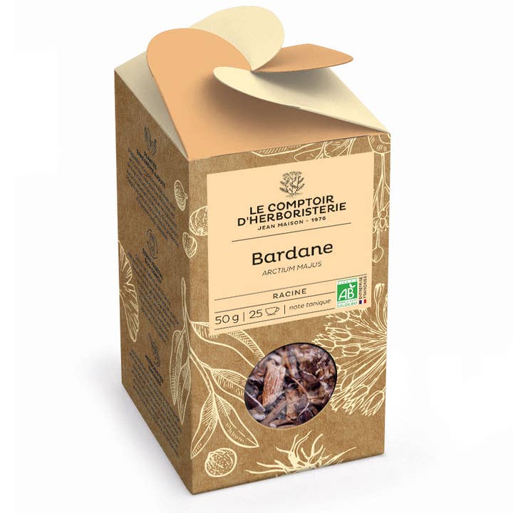 LE COMPTOIR D'HERBORISTERIE - Wholesale Health/Detox Tea - ORGANIC BURDOCK ROOT INFUSION 50G