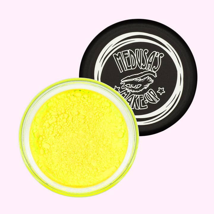 Medusa's Makeup - Venta al por mayor Purpurina para el cuerpo - Maquillaje UV Neon Pigment - Amarillo fluorescente