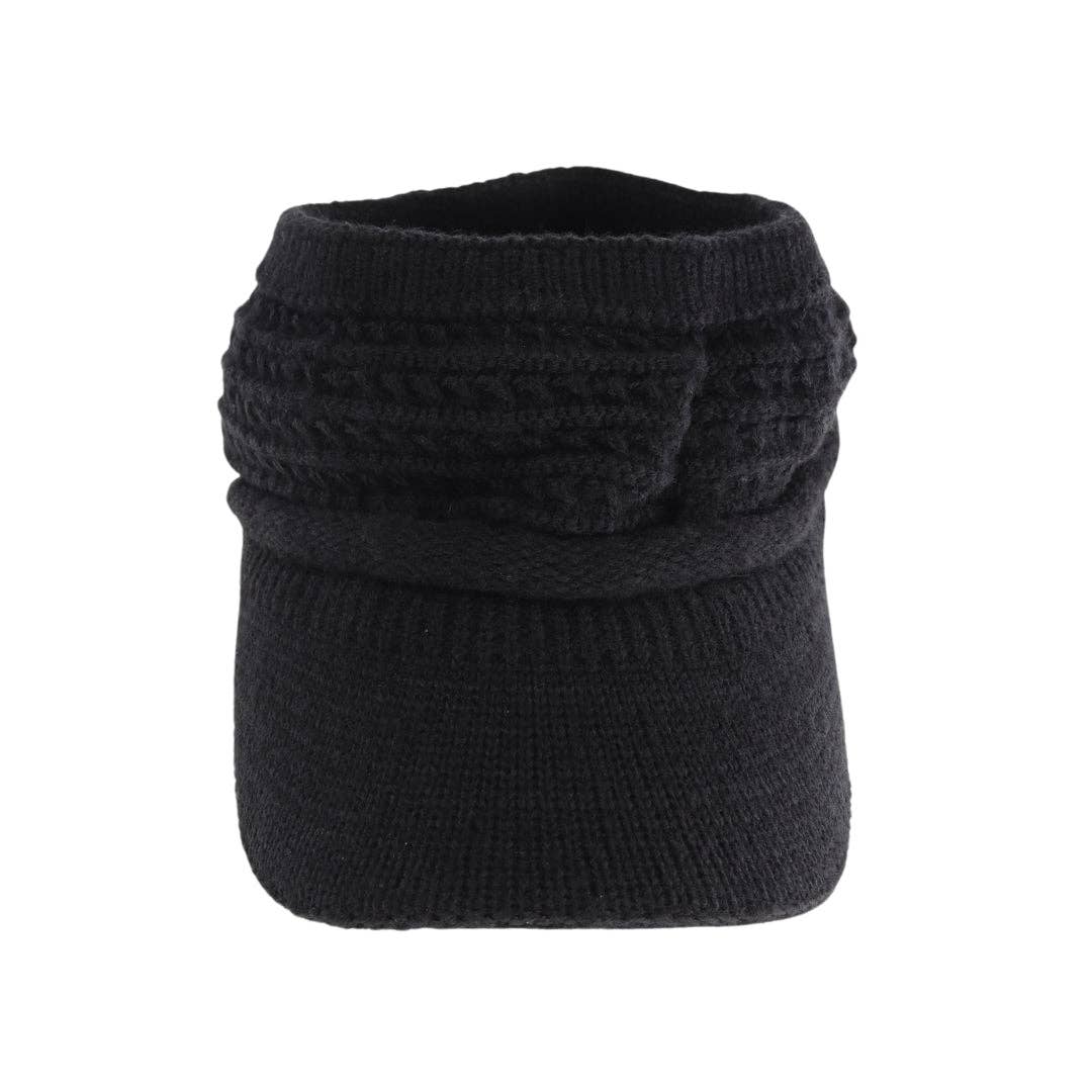 C.C Beanie - Wholesale Visor - Women's - Knit Visor C.C Cap KBR00802