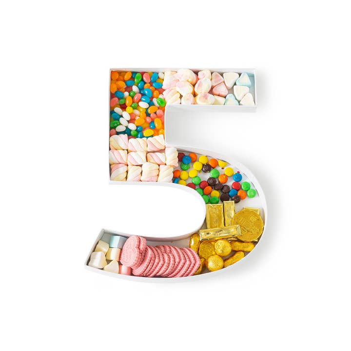 Soul & Lane - Wholesale Decorative Tray - Fillable Cardboard Numbers - Charcuterie Board Boxes (0-9)7